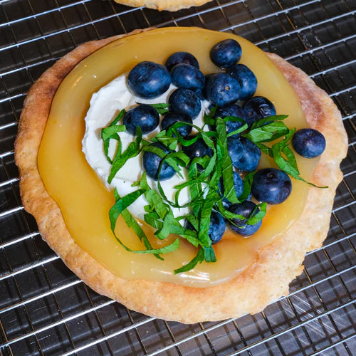 Lemon & Blueberry Flatbreads