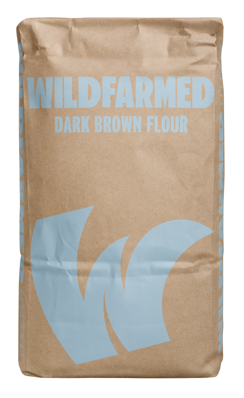 16kg Bag of Wildfarmed Regenerative Dark Brown Flour