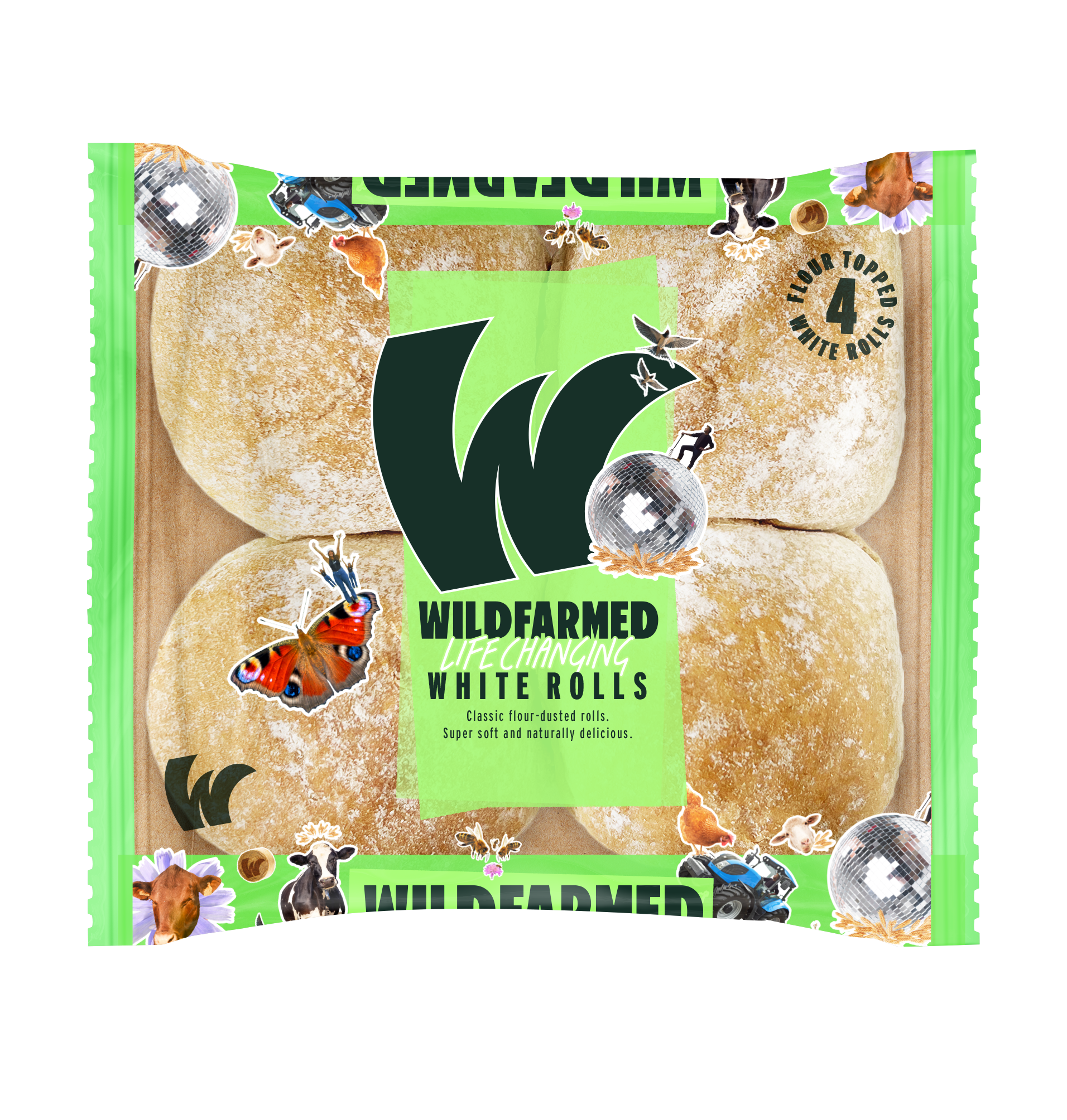 Life-changing Wildfarmed white rolls, made from 100% regenerative wheat