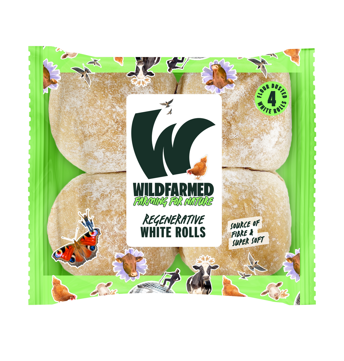Wildfarmed Regenerative White Rolls