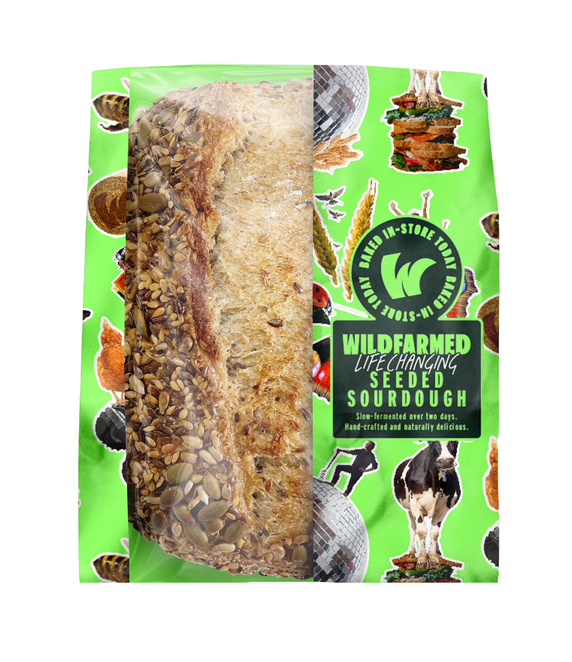 Wildfarmed, Full of -Life Seeded Sourdough, made from 100% regenerative wheat