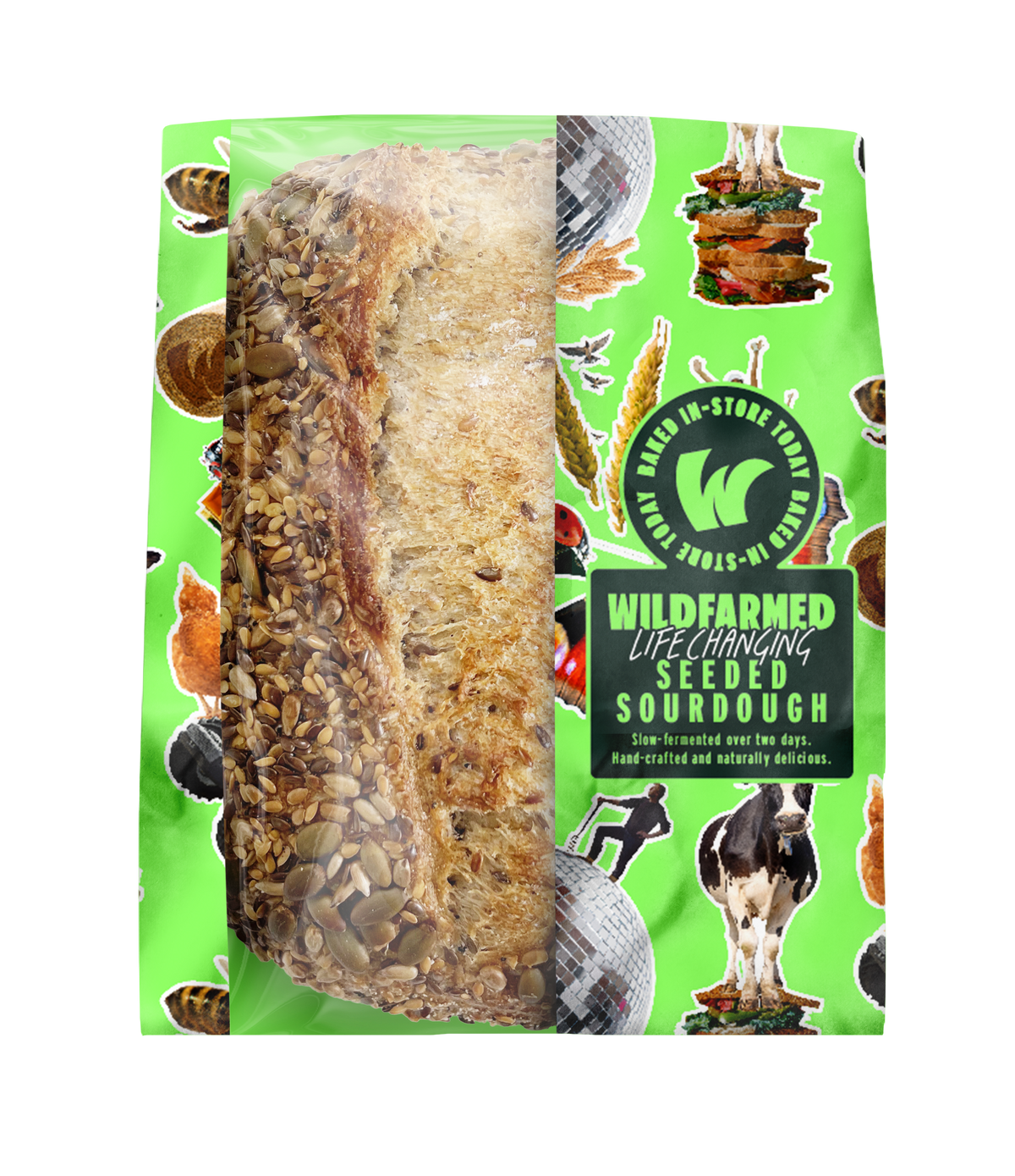 Wildfarmed, Full of -Life Seeded Sourdough, made from 100% regenerative wheat