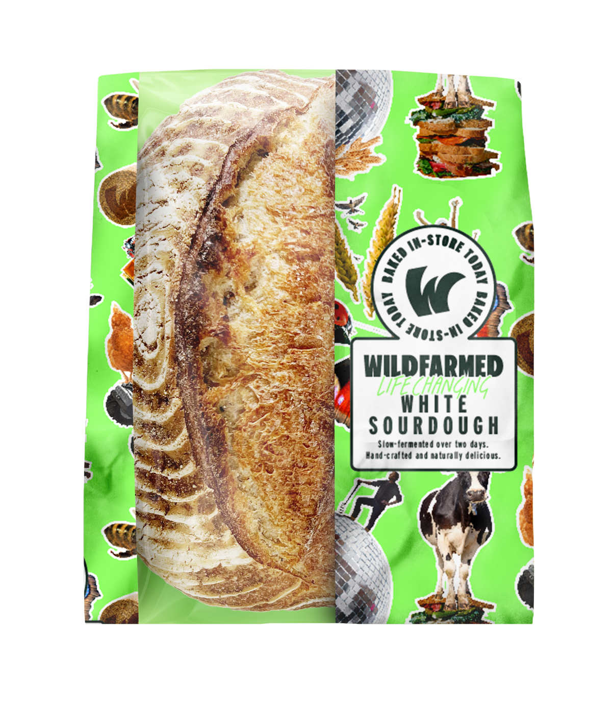 Life Changing White Sourdough, made from 100% regenerative wheate